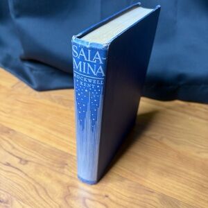 Vintage Salamina Rockwell Kent Blue Hardcover Book Harcourt Brace & Company